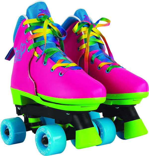 Girls' Adjustable Jojo Rainbow Quad Roller Skates