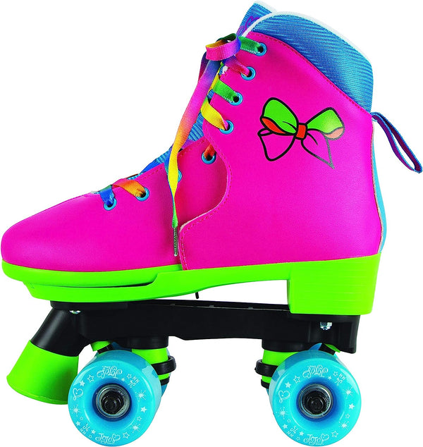 Girls' Adjustable Jojo Rainbow Quad Roller Skates