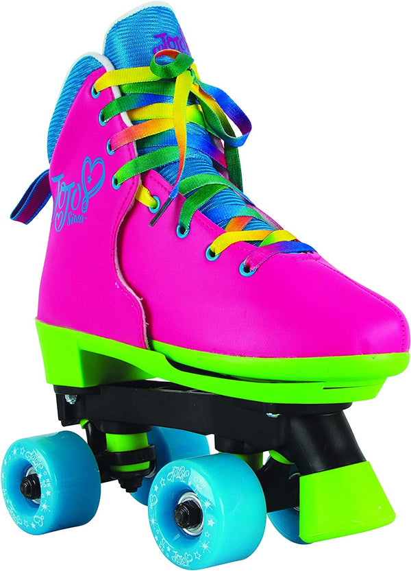 Girls' Adjustable Jojo Rainbow Quad Roller Skates