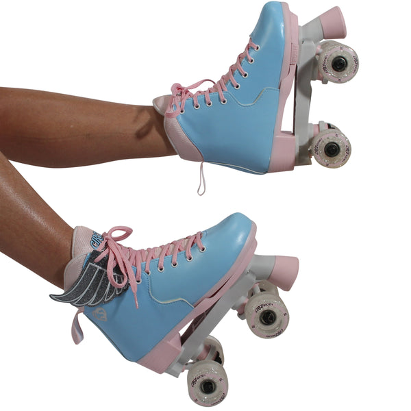 Girls' Adjustable Classic Cotton Candy Quad Roller Skates