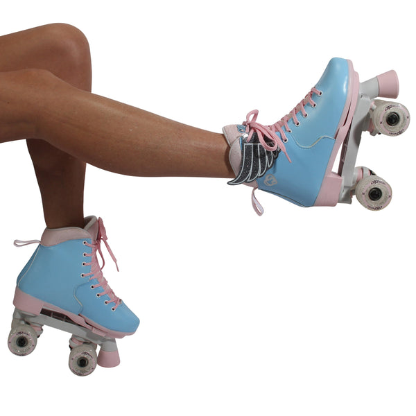 Girls' Adjustable Classic Cotton Candy Quad Roller Skates